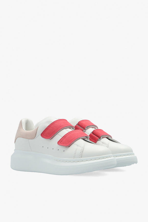 Adidas pink courtset on sale trainers